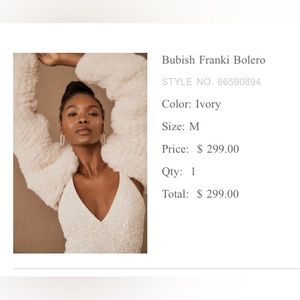 BHLDN Bolero size M- like new